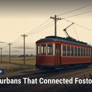 Fostoria News: Illustration, with headline: The Interurbans That Connected Fostoria